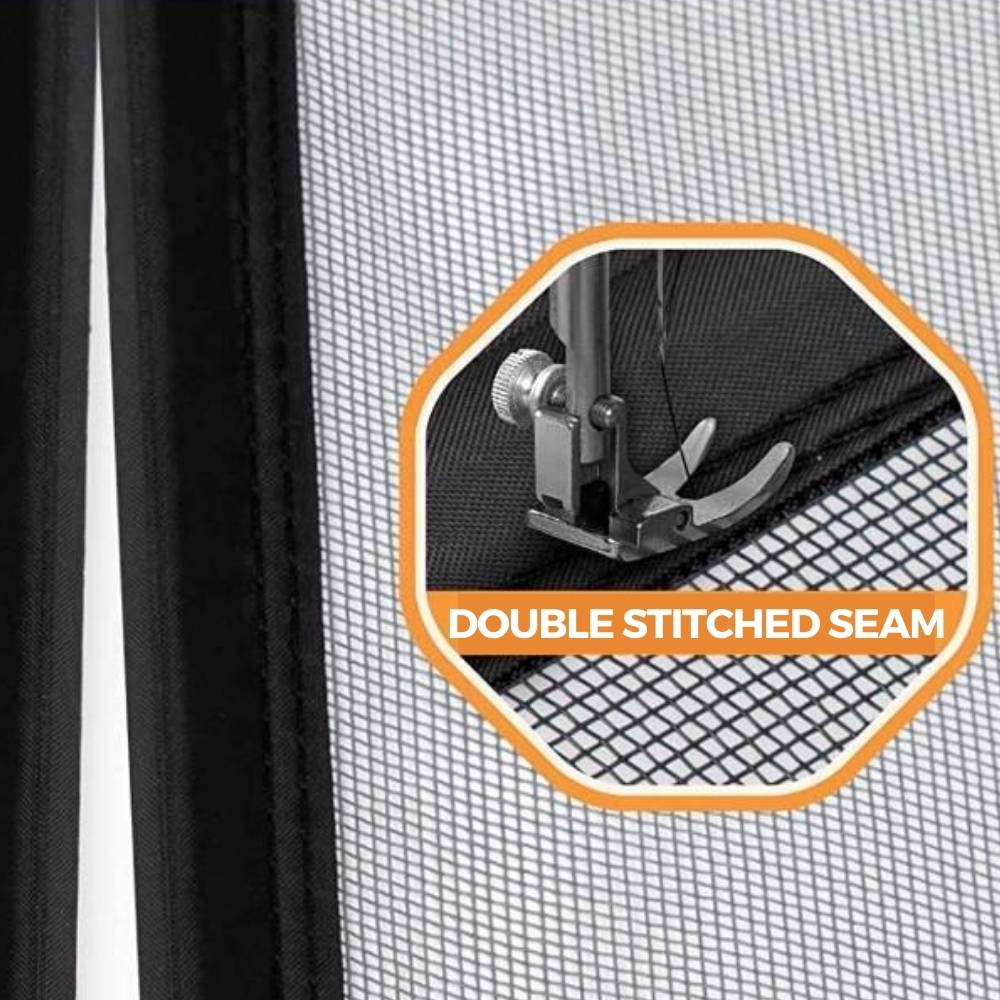 Magnetic Fly Screen Door Black 60 x 180 cm, image 2