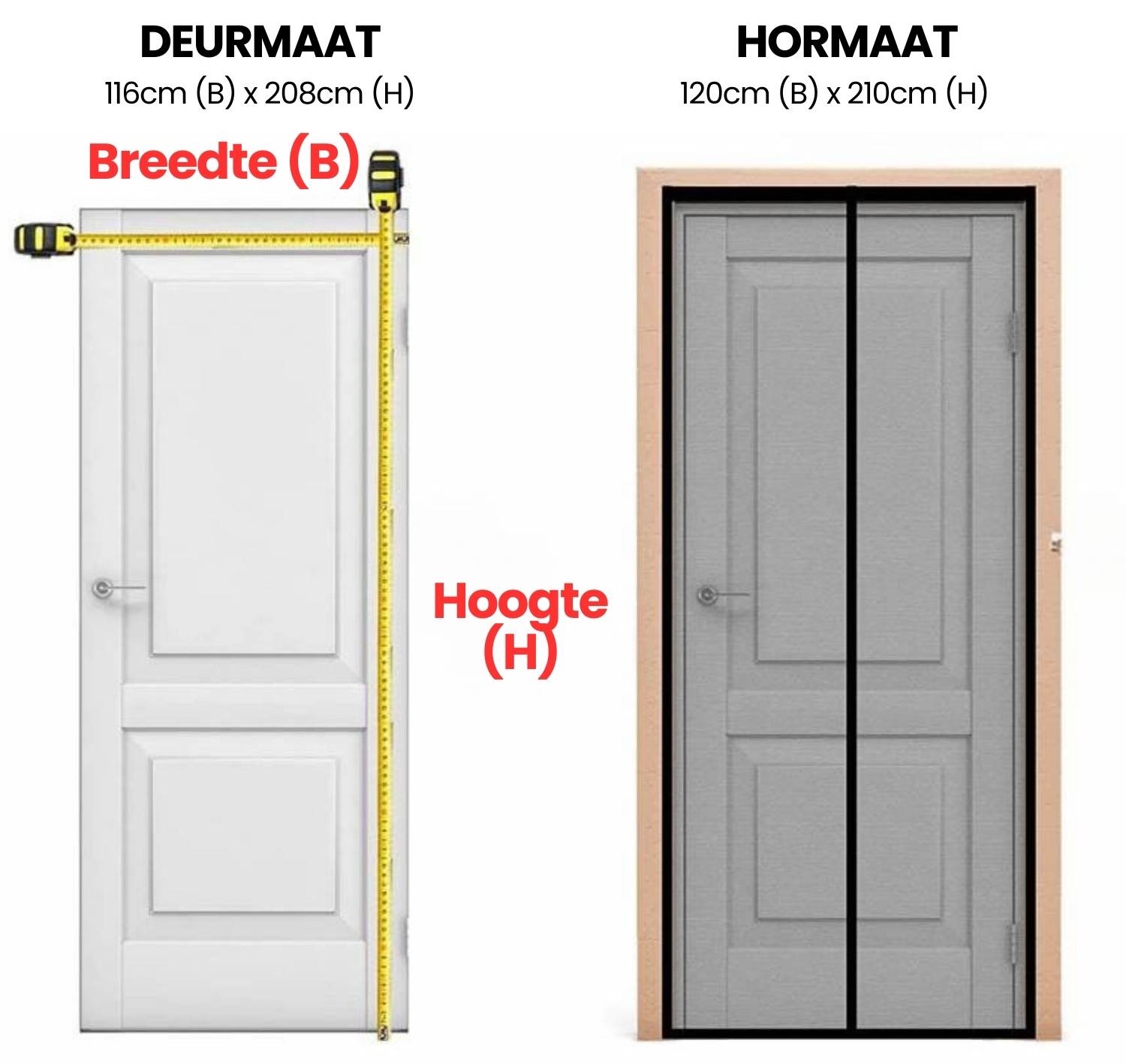 Magnetic Fly Screen Door Black 60 x 180 cm, image 7